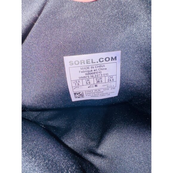 Sorel Conquest Carly II Tall Leather Suede Waterproof Winter Boots Outdoor Snow - Picture 6 of 15